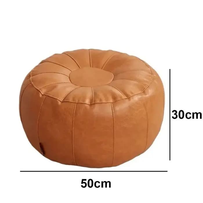 Banc de rangement en cuir PU non rembourré