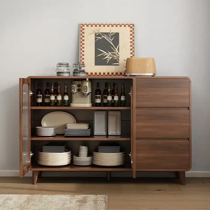 Meuble de présentation de luxe pour salon
