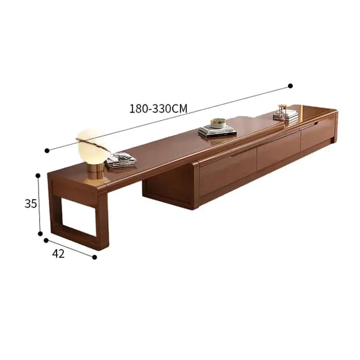 Meuble Tv rétro européen Design rétractable