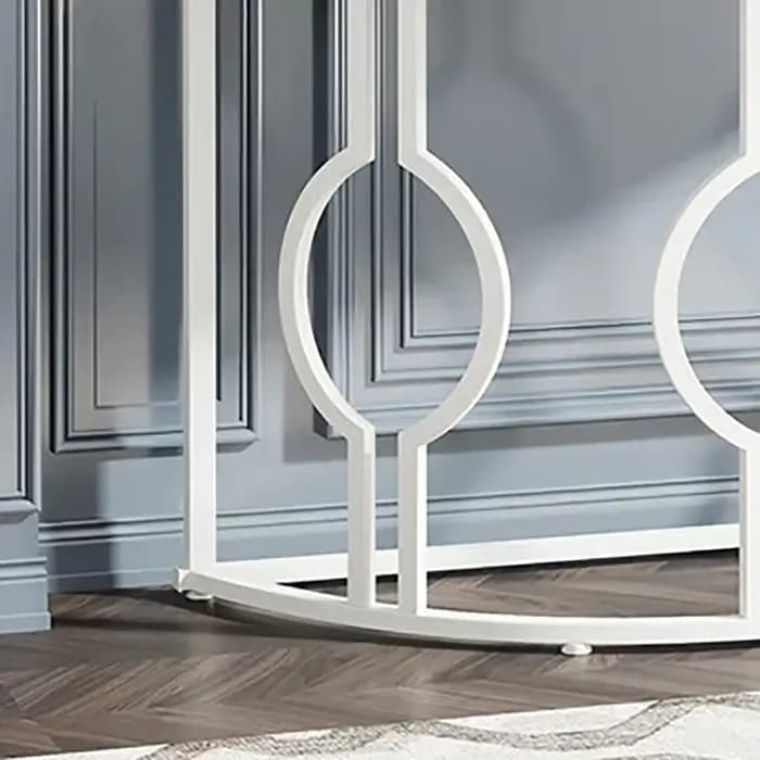 Tables de console en métal du milieu du siècle Design