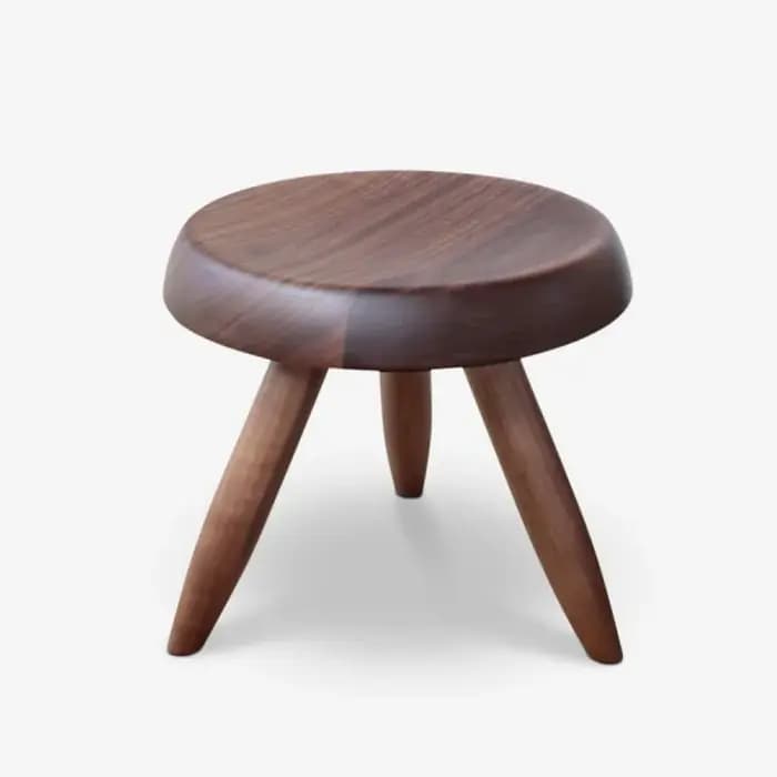 Petit tabouret créatif en bois massif, pour la maison, le salon, Table basse, tabouret bas en bois d