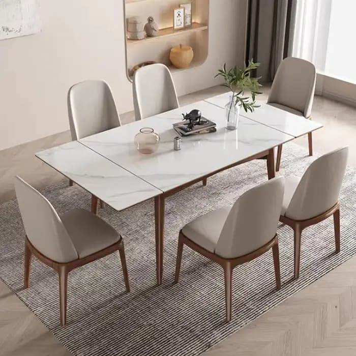 Table à manger pliante et extensible