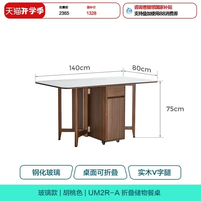 Tables à manger pliables du milieu du siècle