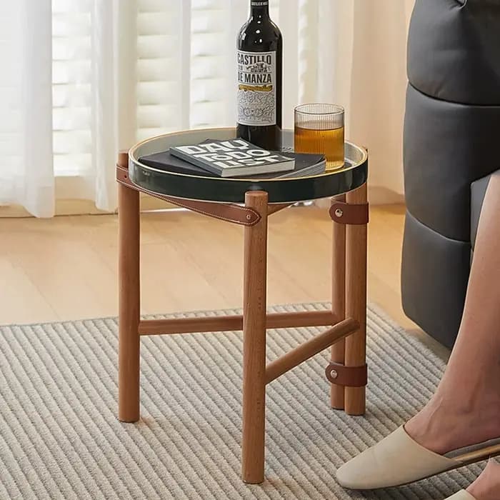 Table basse vintage, table d'appoint de canapé de salon