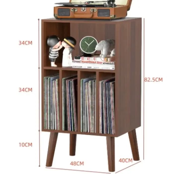 Armoire de rangement pour disques vinyles de Style nordique