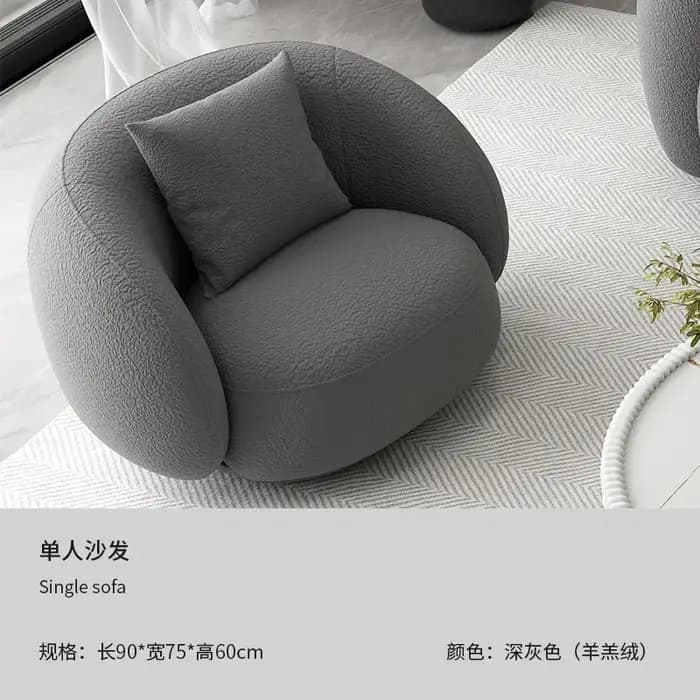Salon Europe Salon canapés minimaliste luxe paresseux moderne canapé doux coussin Meubles De Salon m