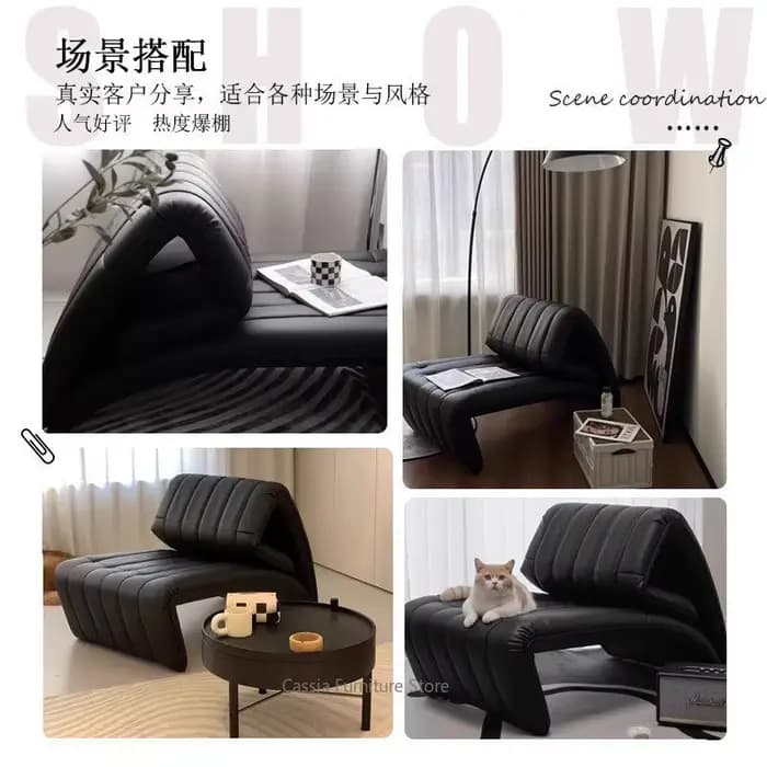 Fauteuil simple minimaliste italien Barcelona