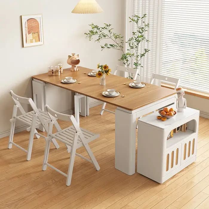 Tables à manger extensibles modernes de luxe nordique Unique