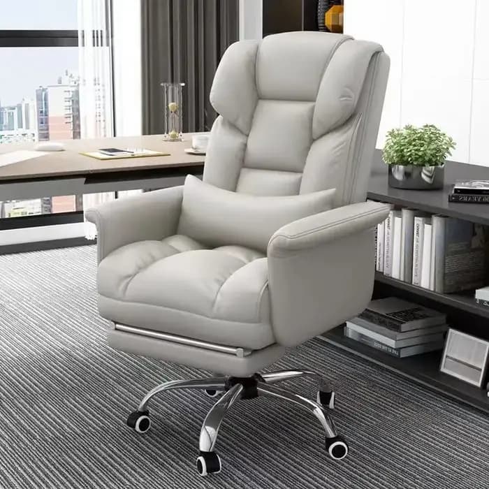 Chaise De bureau De luxe noire mise à niveau nordique moderne surdimensionné confortable chaises De