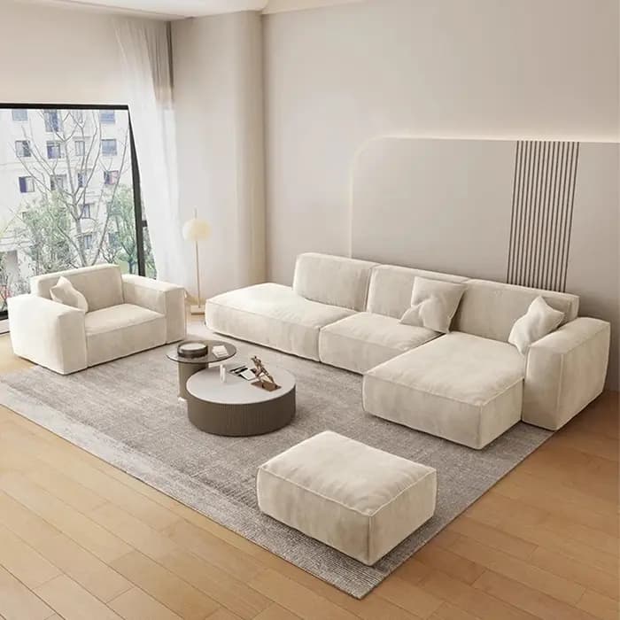 Relax famille salon canapé luxe sectionnel classique fond