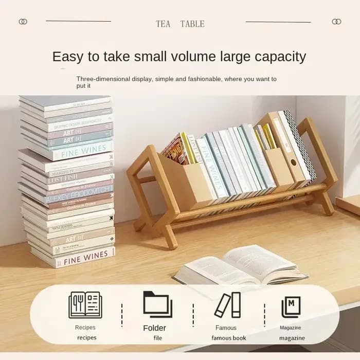 Étagère à livres simple à assembler soi-même