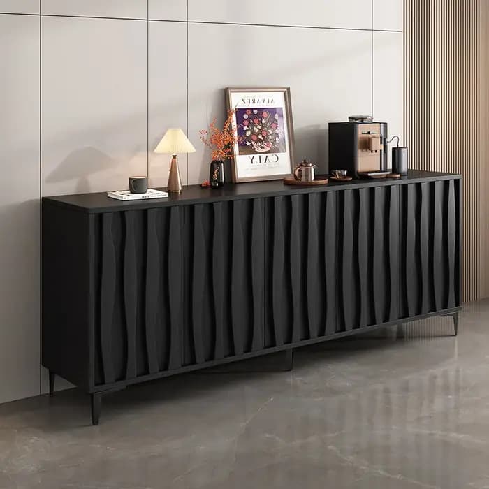 Meubles de salon en bois : Vitrine de présentation nordique
