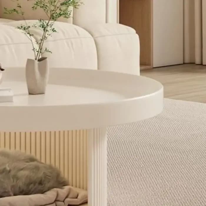 Table basse multifonction transparente