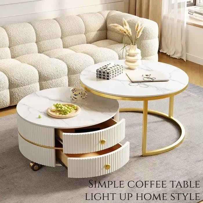 Table basse de luxe, table de salle à manger