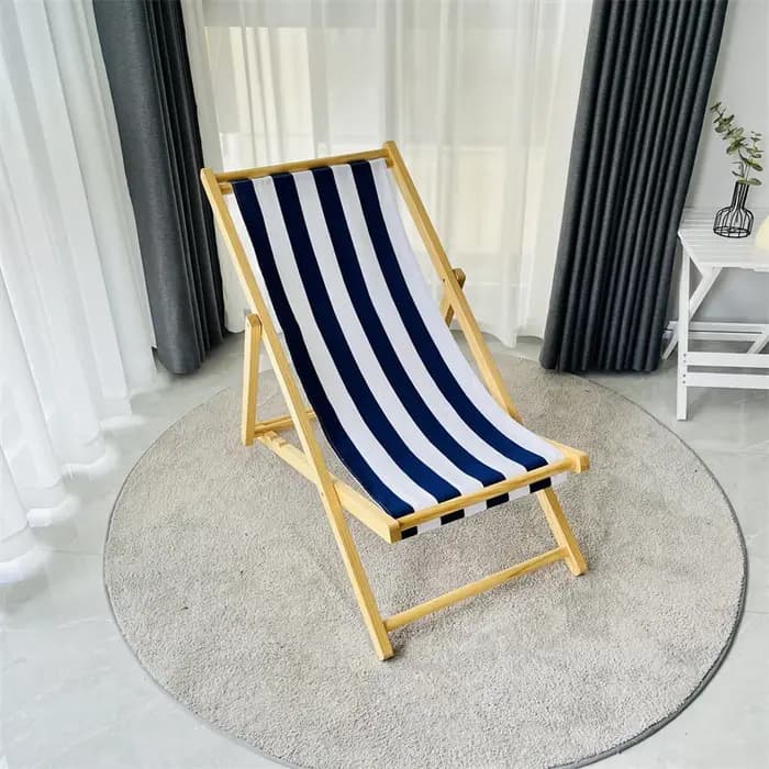 Adulte pliant Camping chaise Relax étudiant en bois inclinable taille Camping chaise Support voyage