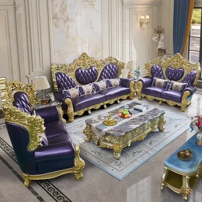 Canapés d'angle classiques européens confortables et élégants, avec accoudoirs, double coussin romantique, Sedie Da Soggiorno, décoration de la maison