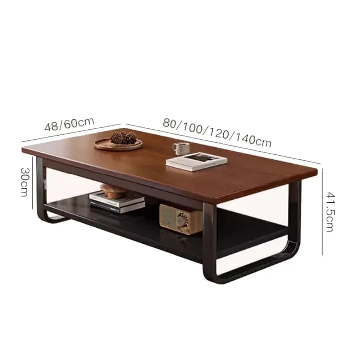 Pieds de luxe Tables basses en métal bois moderne Simple minimaliste