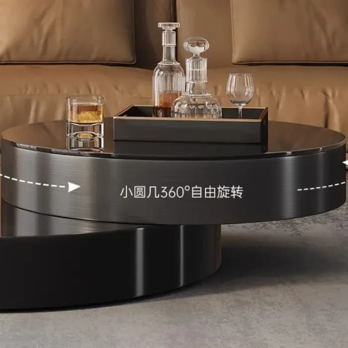 Table basse de salon italienne de designer