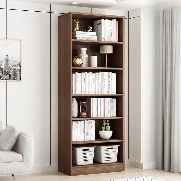 Nouvelle étagère bibliothèque multi-niveaux du sol au plafond