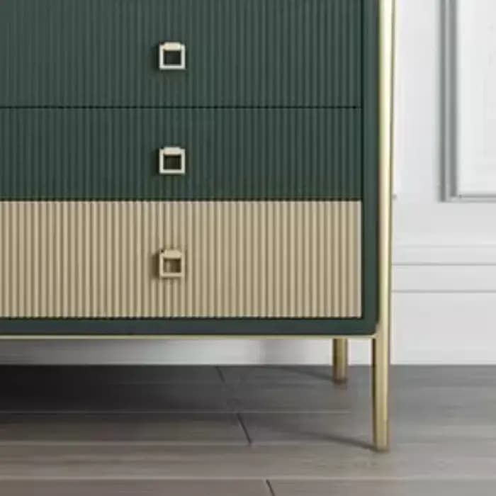Armoire de rangement au sol, porte sur pied verte, meuble de salon pour parfum, jouets de vin de luxe, meubles de maison