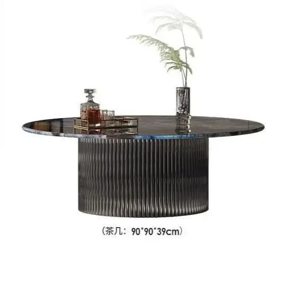 Design italien Table basse sol minimaliste Simple relié