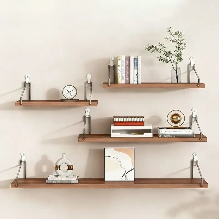 Étagère murale en bois