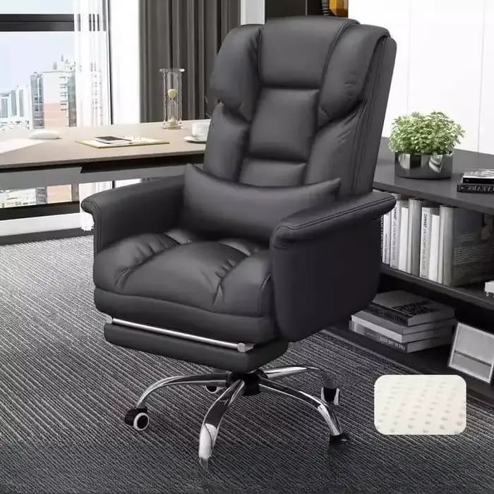 Chaise De bureau De luxe noire mise à niveau nordique moderne surdimensionné confortable chaises De