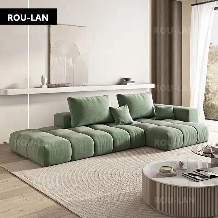 Canapé en tissu minimaliste italien