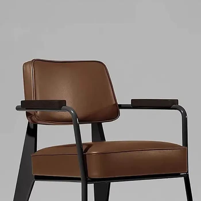 Ensemble de 4 fauteuils de salle à manger ergonomiques