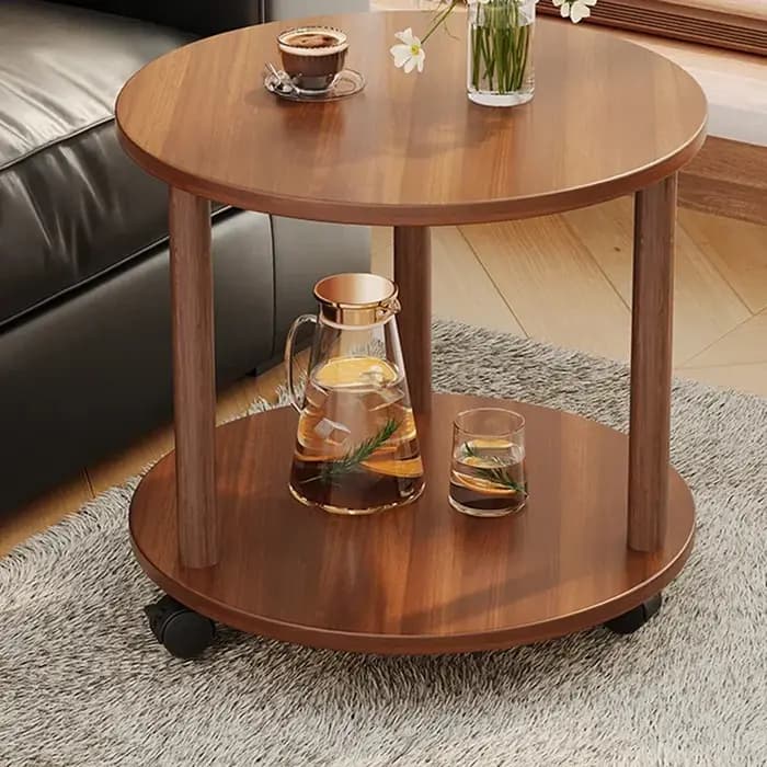 Table d'appoint Simple en bois, petite Table d'appoint moderne et Unique, peu encombrante, pour cham