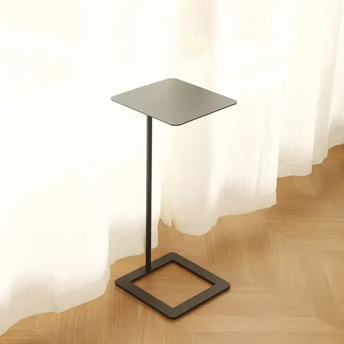 Table d'appoint minimaliste pour salon, petit canapé, chevet Portable, compacte, pour chambre à couc