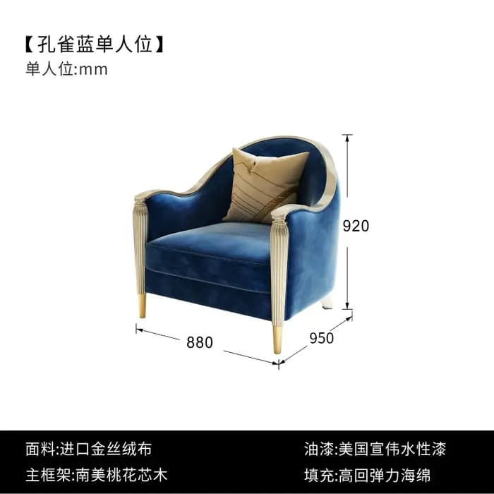 Classique Waterprof canapé concepteur adultes romantique coussin canapé élégant salon Muebles Para H
