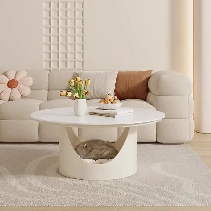 Table basse nordique moderne ronde Simple Premium classique Table basse élégante beauté Meubles De M