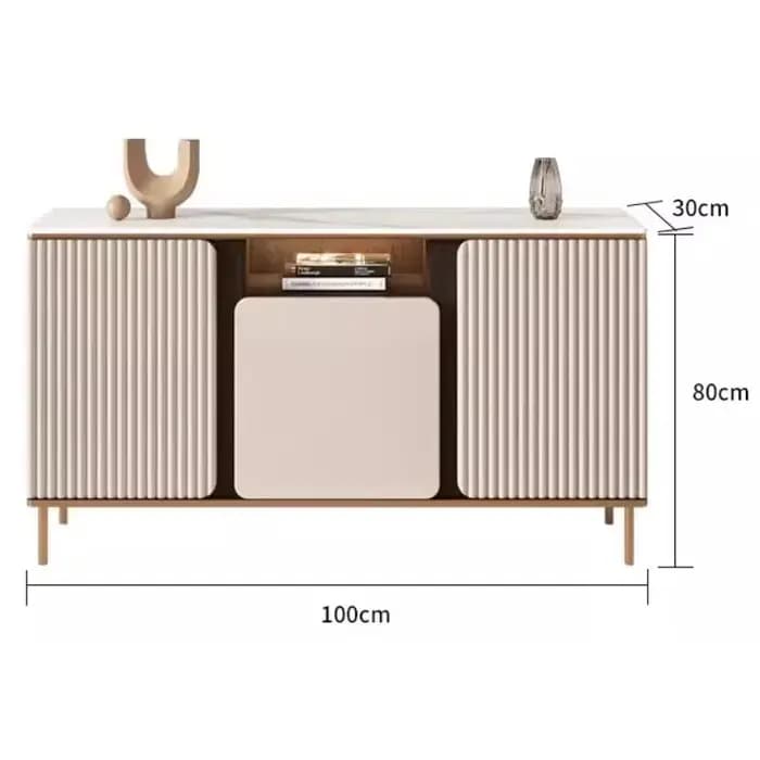Meuble TV de rangement nordique de luxe