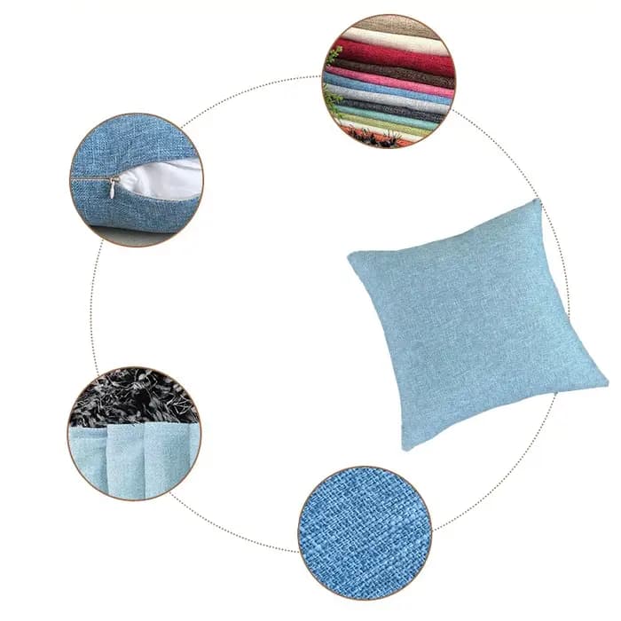 Housse de coussin de canapé solide 30X50/40X4045X45/40X60/50X50/55X55/60X60