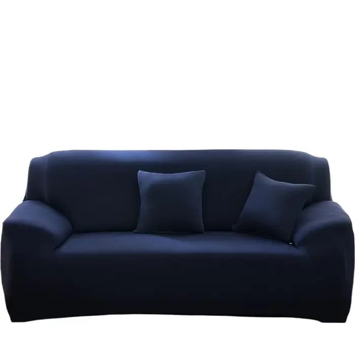 Housse de fauteuil élastique jaune de couleur unie, housse de canapé tout compris de 1 2 3 4 places,