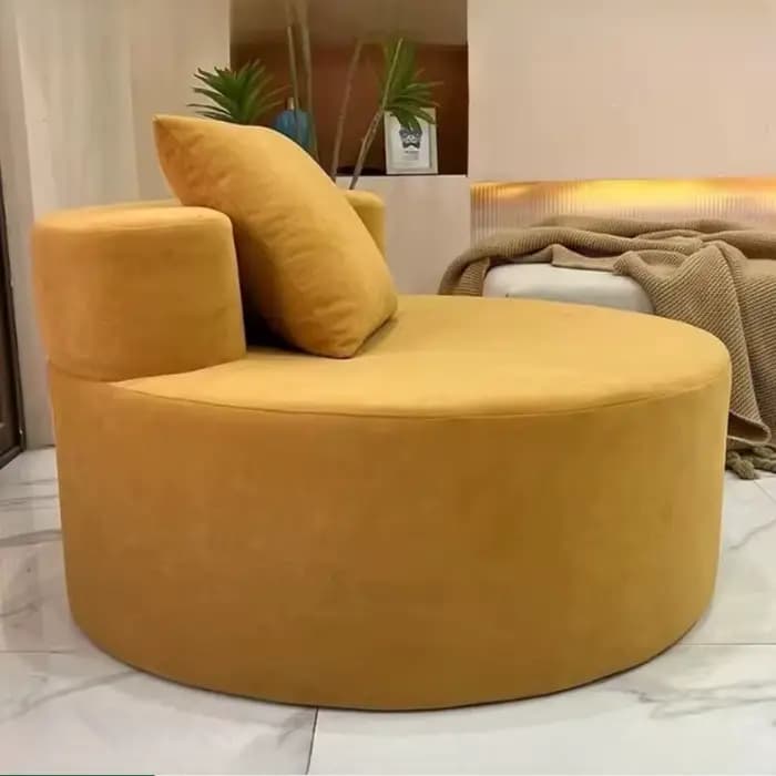 Canapé de sol rond minimaliste Tatami pour salon
