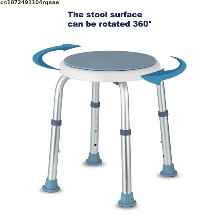 Tabouret de bain multifonction réglable et antidérapant, 6 vitesses, pour enfants âgés, baignoire, d