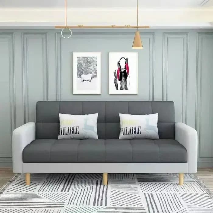 Canapé salon petit appartement salle de location canapé-lit pliant simple chambre double
