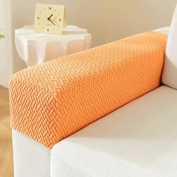 Housse de protection moderne pour accoudoir de canapé