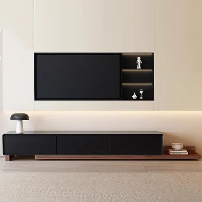 Meuble Tv moderne en bois massif
