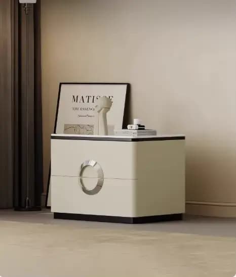 Armoire de chevet moderne de luxe italienne