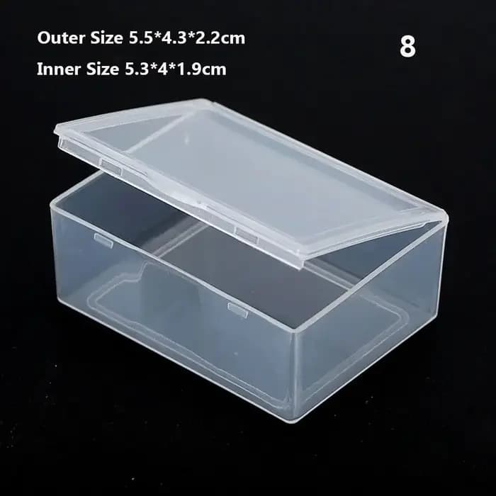 Boîte de rangement transparente pour petits objets