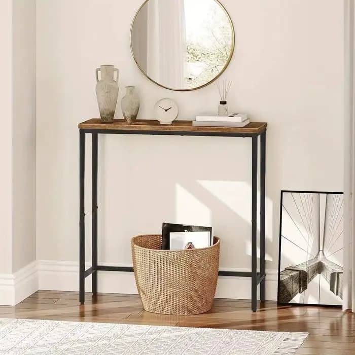Table console - Table d'entrée moderne industrielle