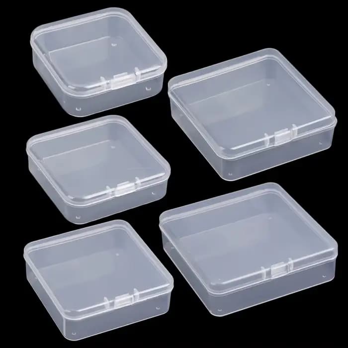 Boîte de rangement transparente pour petits objets