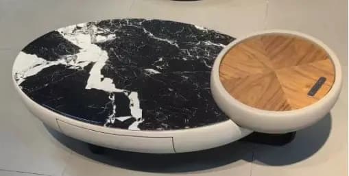 Table basse de luxe claire