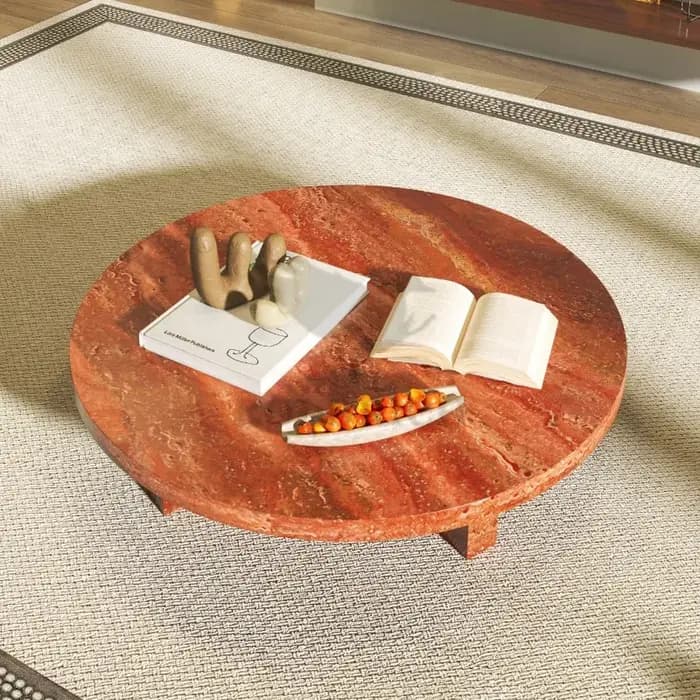 Table basse de luxe au sol