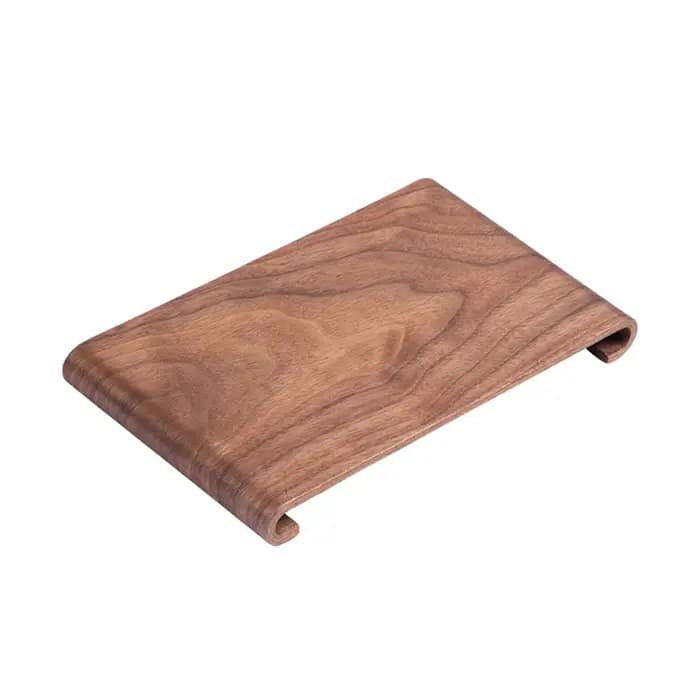 Présentoir de bureau rectangulaire créatif en bois