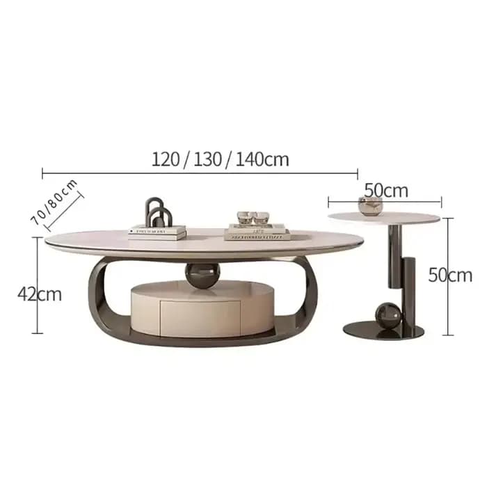 Table Basse ronde design décorations tendance