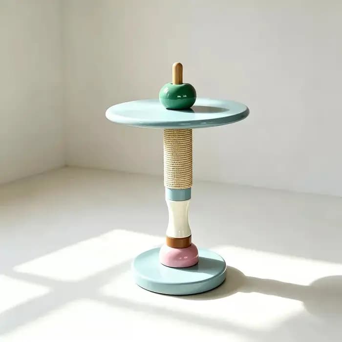 Table basse mobile de style crème